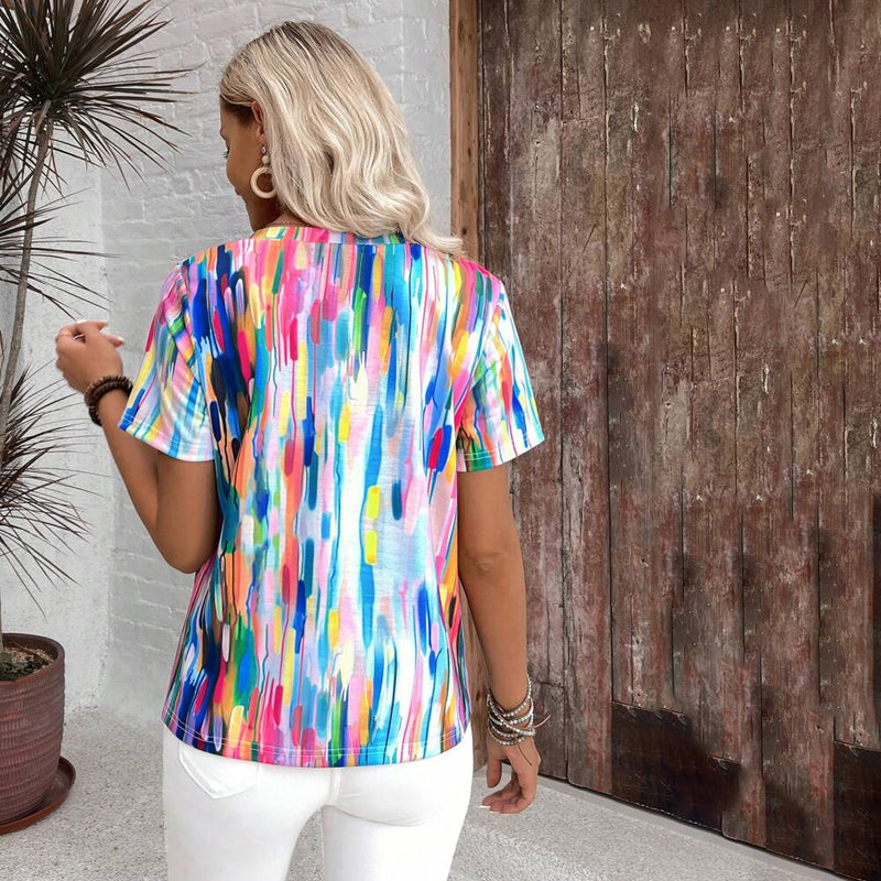 T-Shirt with Gradient Colors