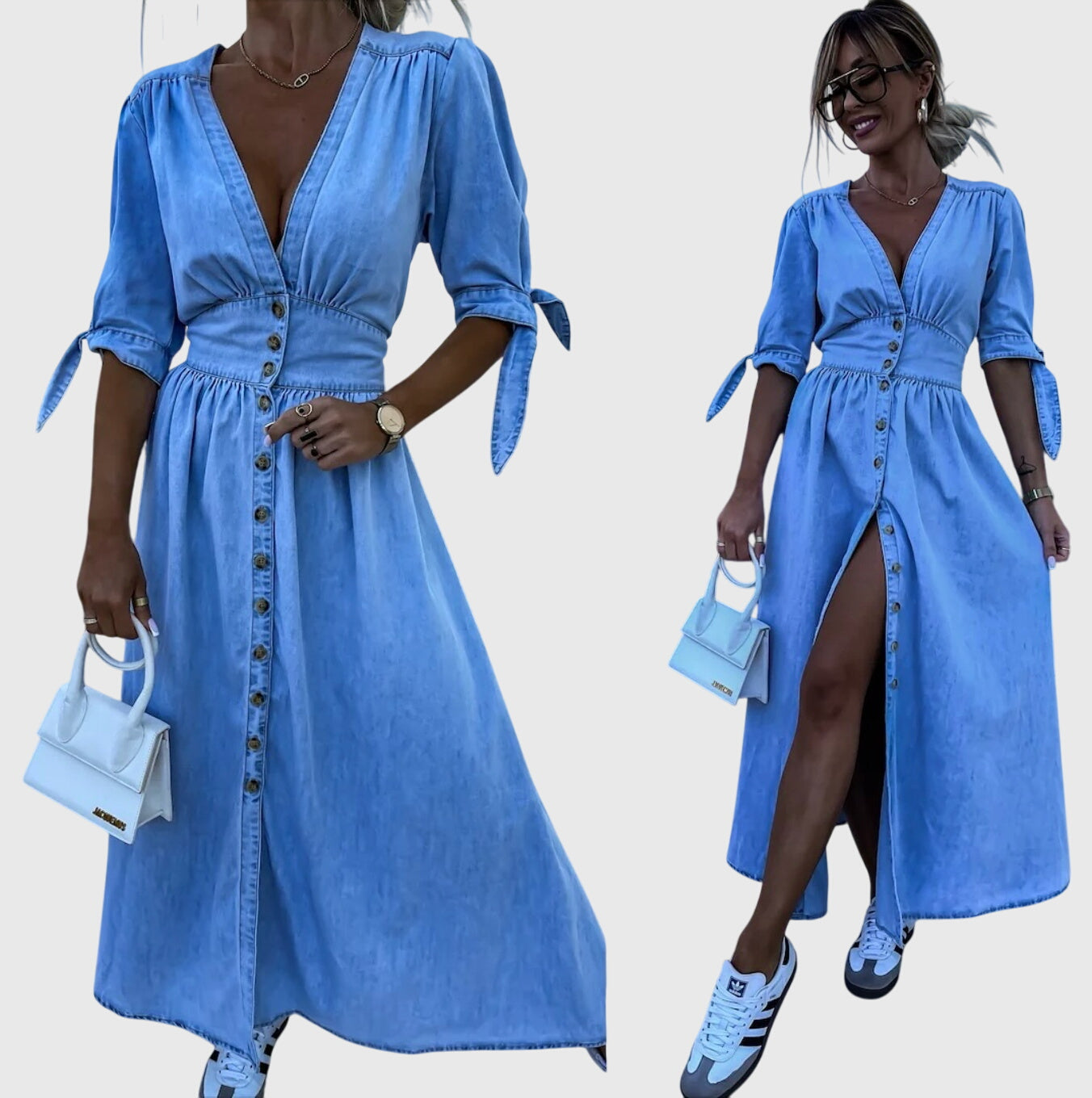 Sophia™ | Elegant Denim Dress