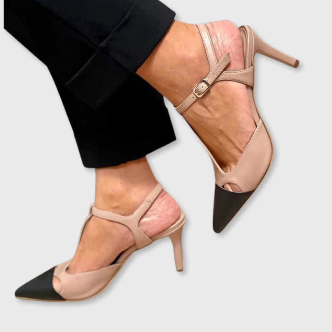 Elise™ | Two-Tone Pointed Heels