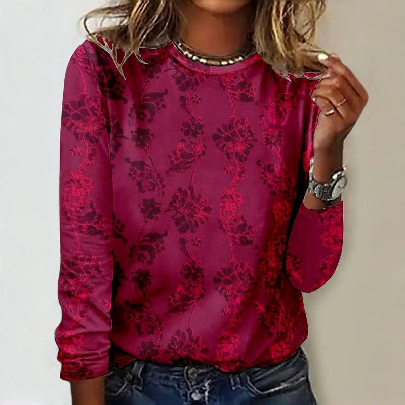 Vintage Floral Print T-Shirt