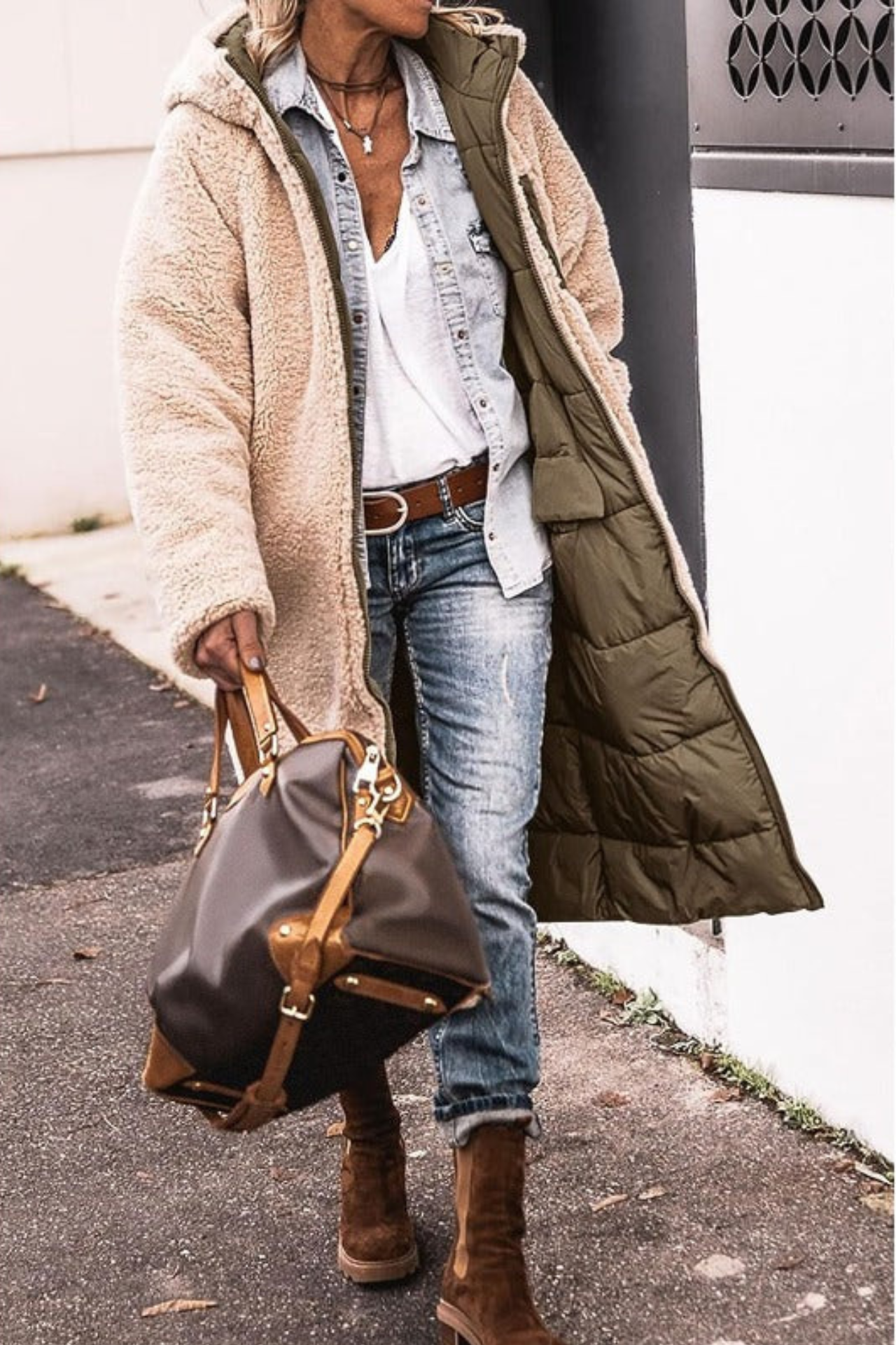 Luna | Elegant Reversible Coat for Women