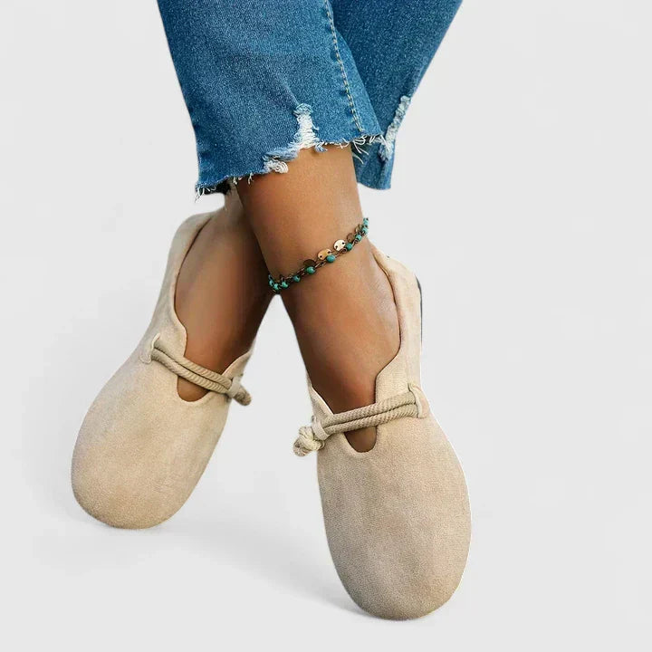 Isie | Suede Slip-On Flats