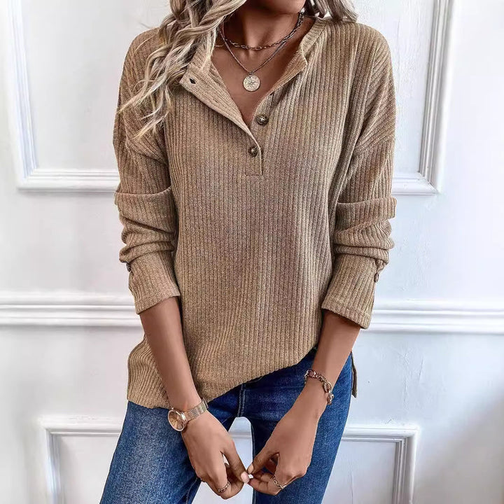 Casual Plain Sweatshirt
