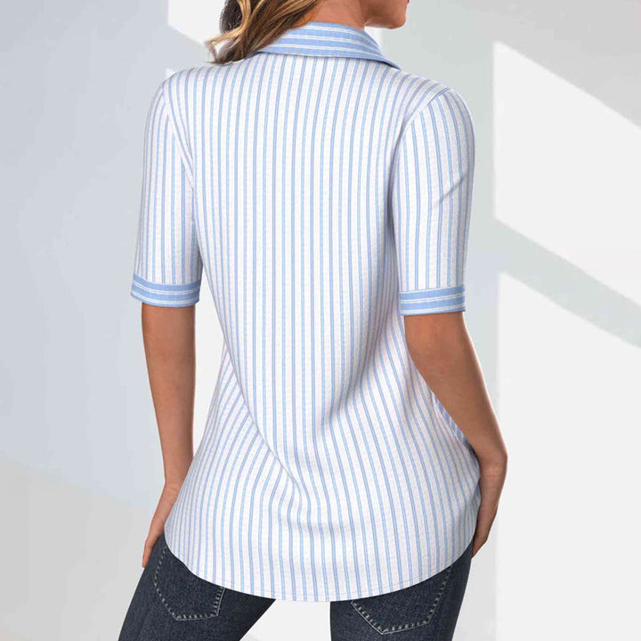 Casual Striped Blouse
