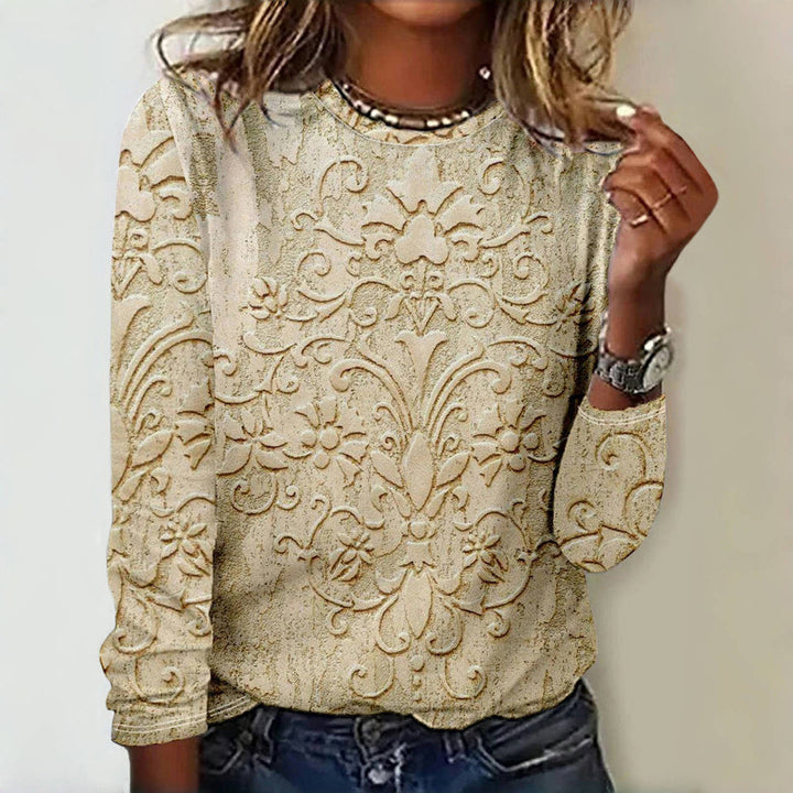 Vintage T-Shirt with Ethnic Print