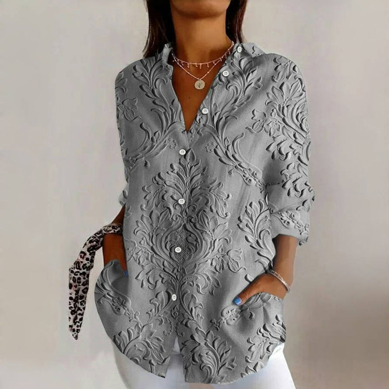 【Long Sleeve】Casual Vintage Blouse