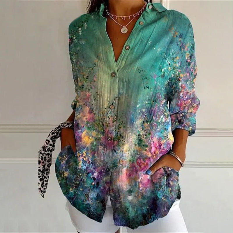 Colorful Vintage Blouse