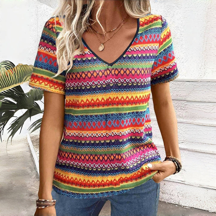 Colorful casual t-shirt