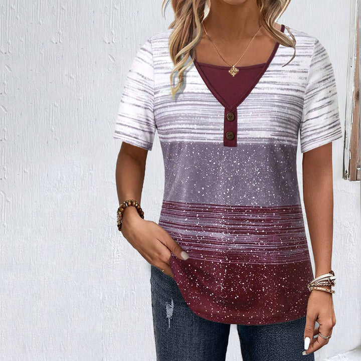 Casual Gradient Blouse