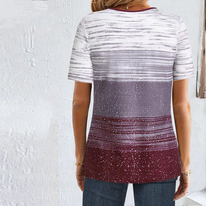 Casual Gradient Blouse