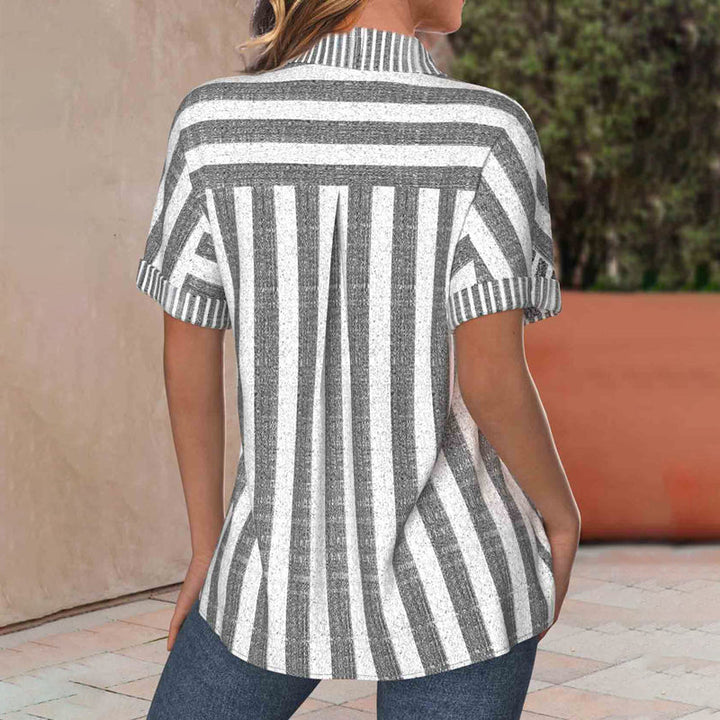 Striped Casual Blouse