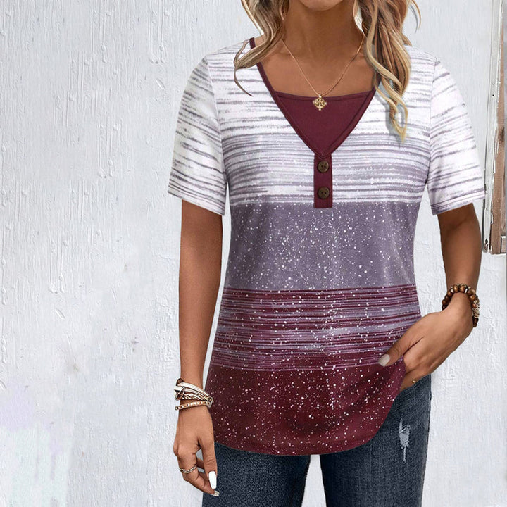 Casual Gradient Blouse