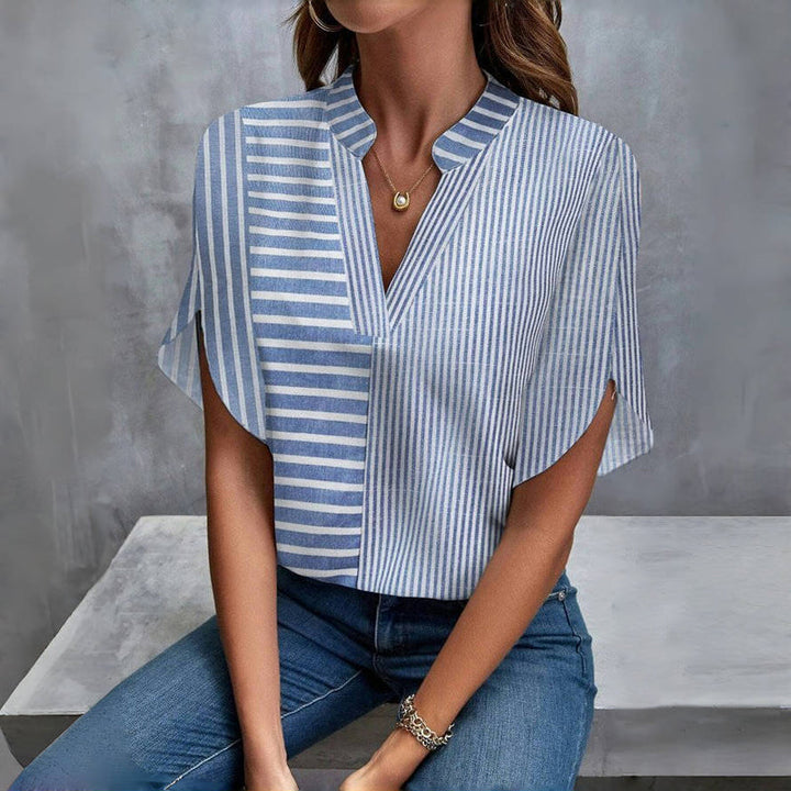 Striped Casual Blouse
