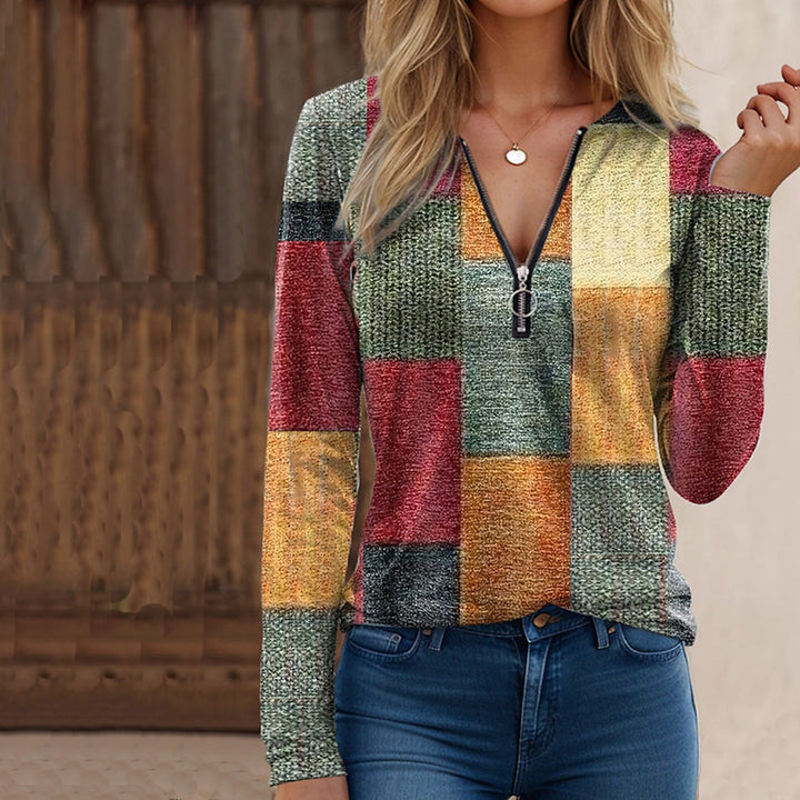 Vintage Patterned Blouse