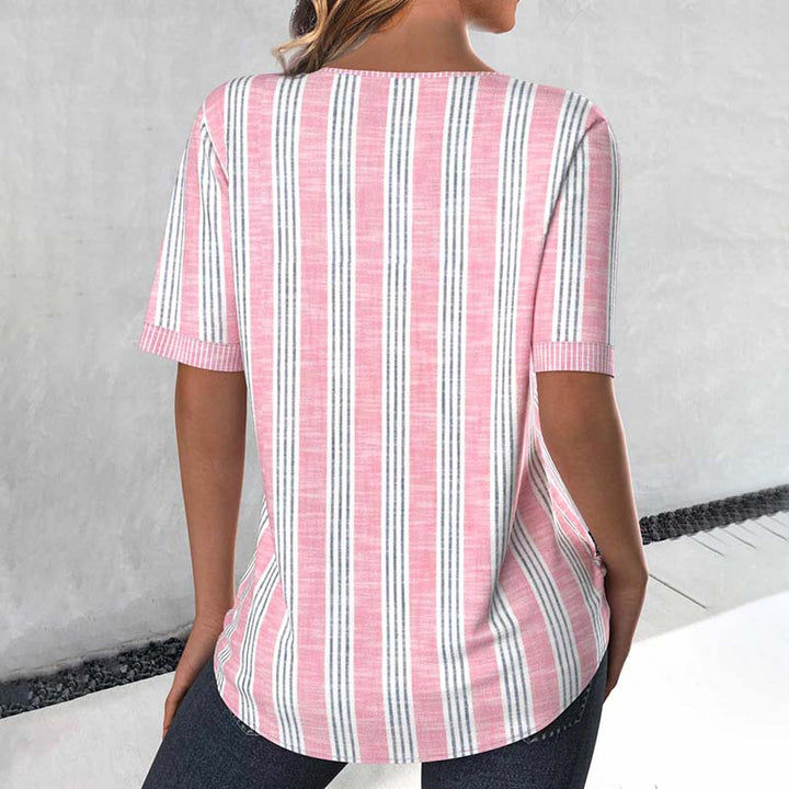 Casual Striped Blouse