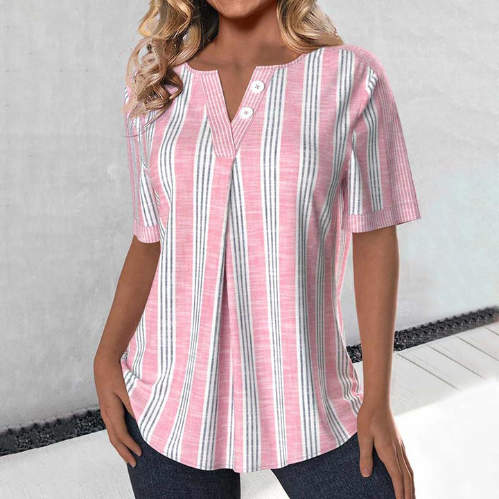 Casual Striped Blouse