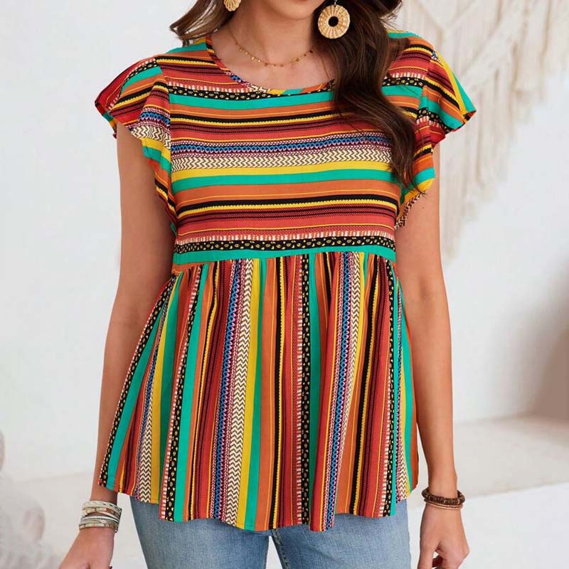 Colorful Striped T-shirt