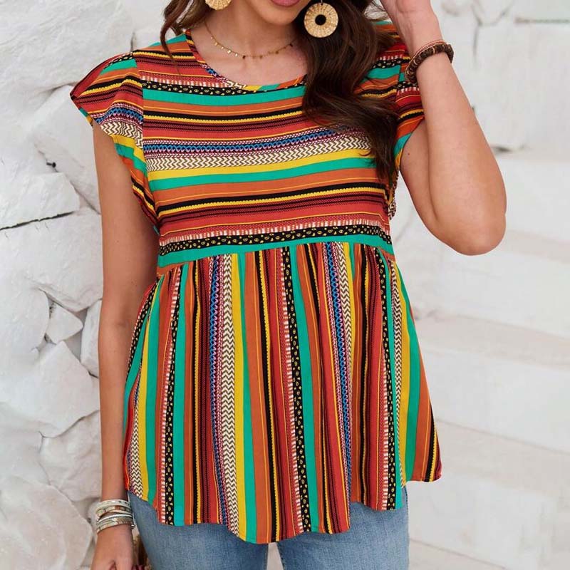 Colorful Striped T-shirt