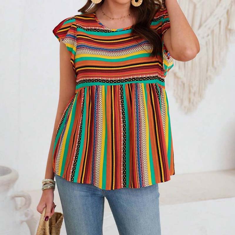 Colorful Striped T-shirt