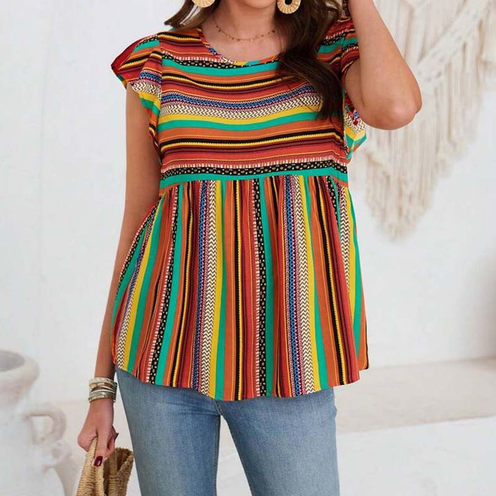 Colorful Striped T-shirt