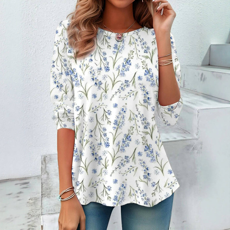 Vintage Floral Print T-shirt