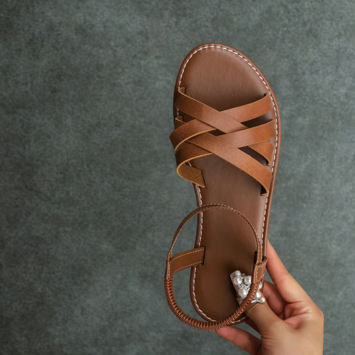 Lea™ | Cork Heeled Sandals