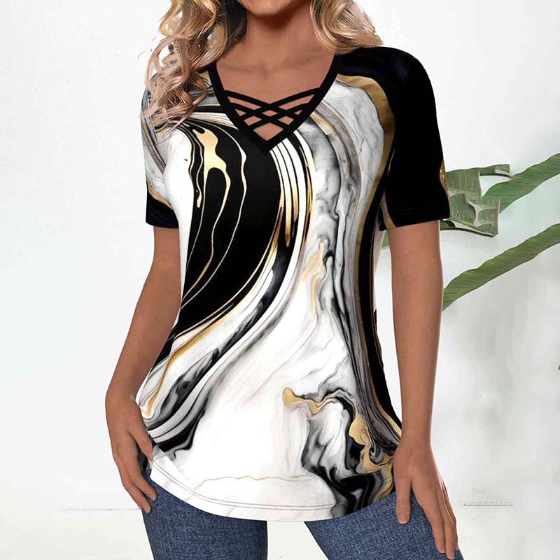 Casual Gradient Blouse