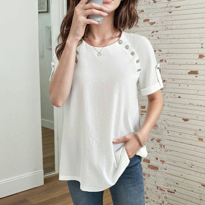 Casual Solid Blouse