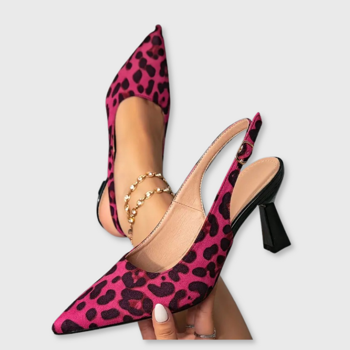 Ivy™ | Leopard Sandals with Strap