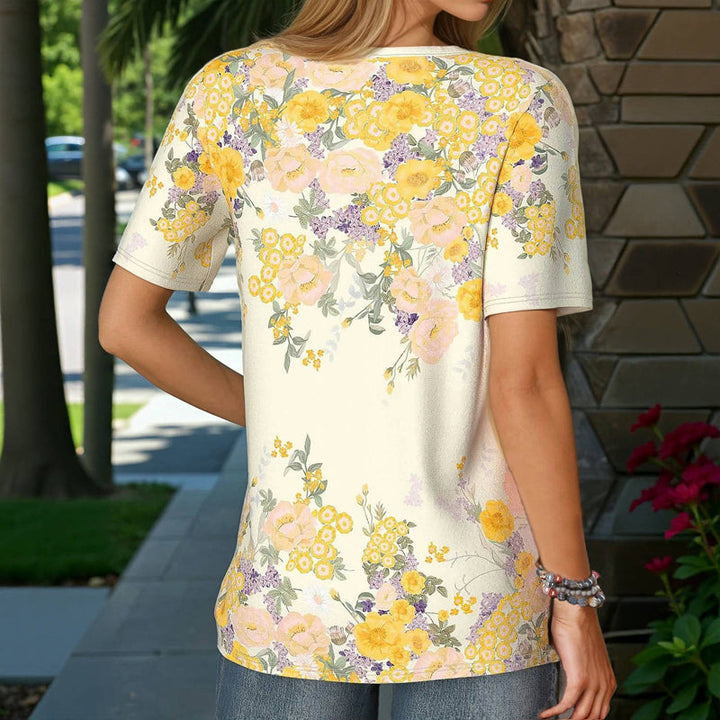 Elegant Blouse with Floral Print