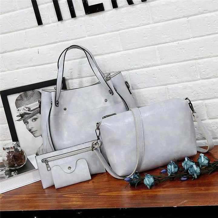 Riley™ - Vintage Soft 4-Piece Leather Bag Set