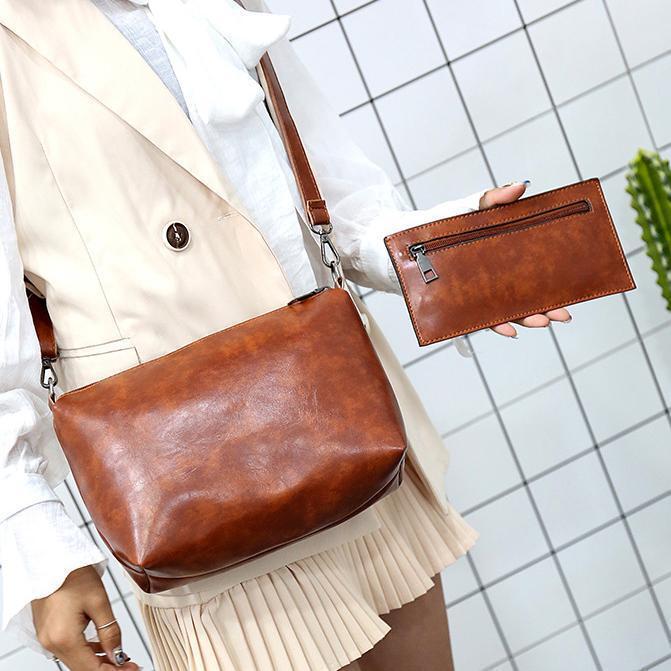 Riley™ - Vintage Soft 4-Piece Leather Bag Set