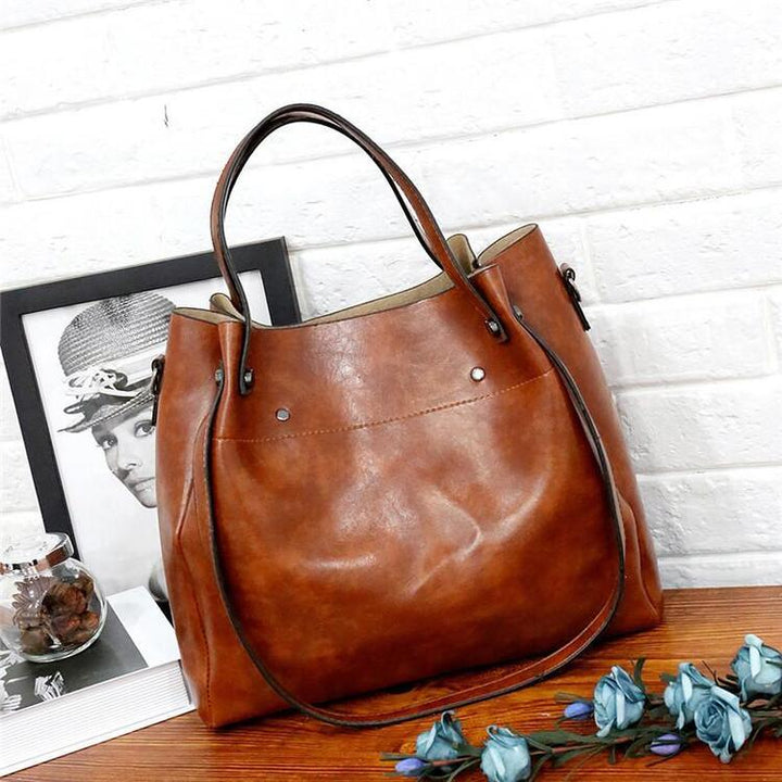 Riley™ - Vintage Soft 4-Piece Leather Bag Set