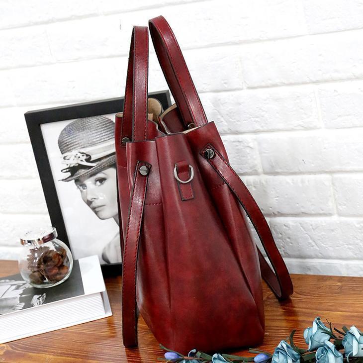 Riley™ - Vintage Soft 4-Piece Leather Bag Set