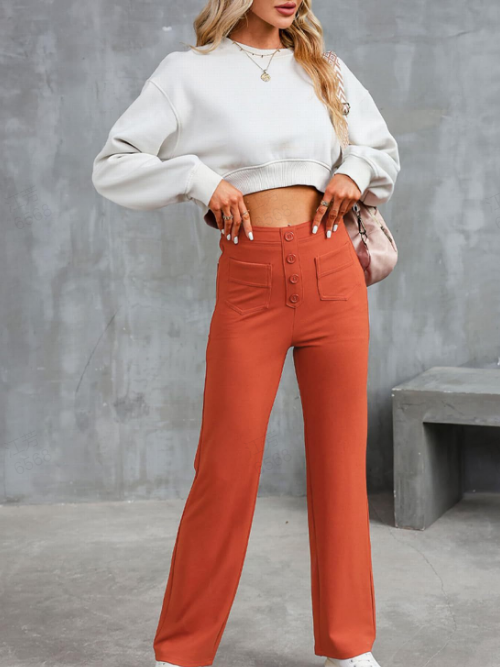 Mova™ | Comfortable, elastic pants with high waist