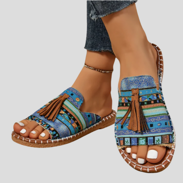 Sofie™ | Boho Fringe Sandals