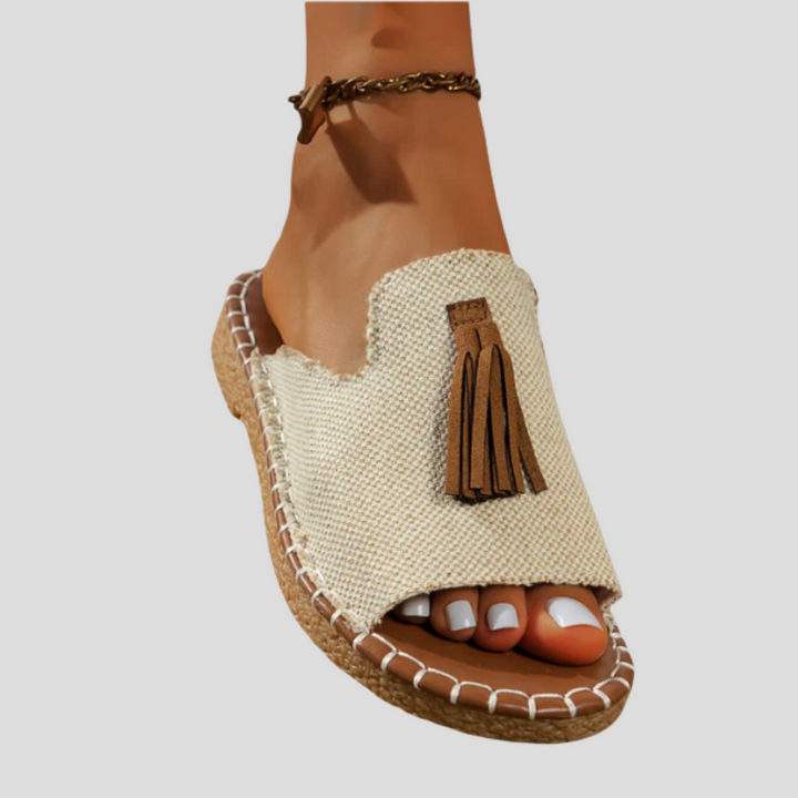 Sofie™ | Boho Fringe Sandals