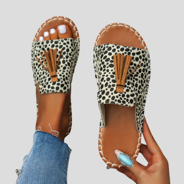 Sofie™ | Boho Fringe Sandals