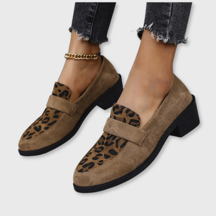 Sofie™ | Retro Leopard Loafers