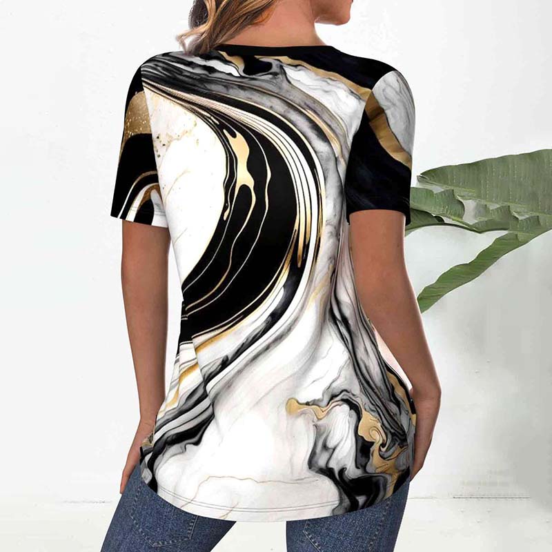 Casual Gradient Blouse