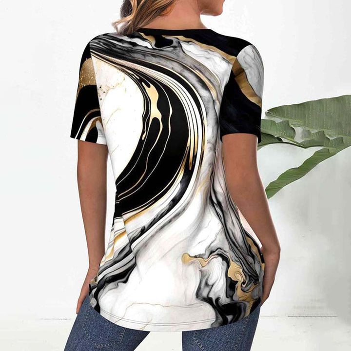 Casual Gradient Blouse