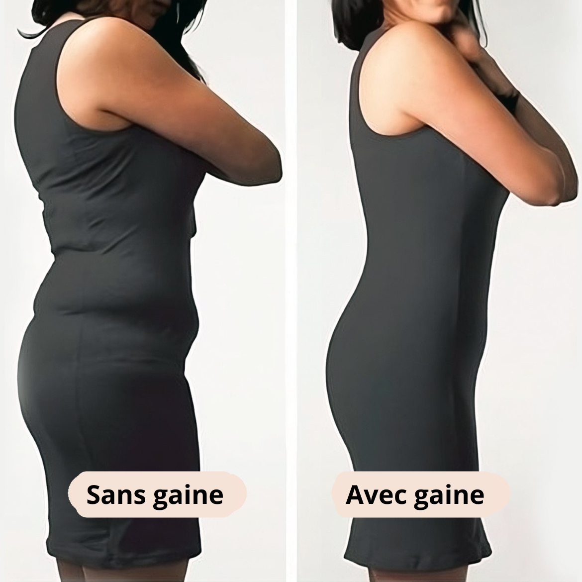 Body sculpting shapewear with briefs