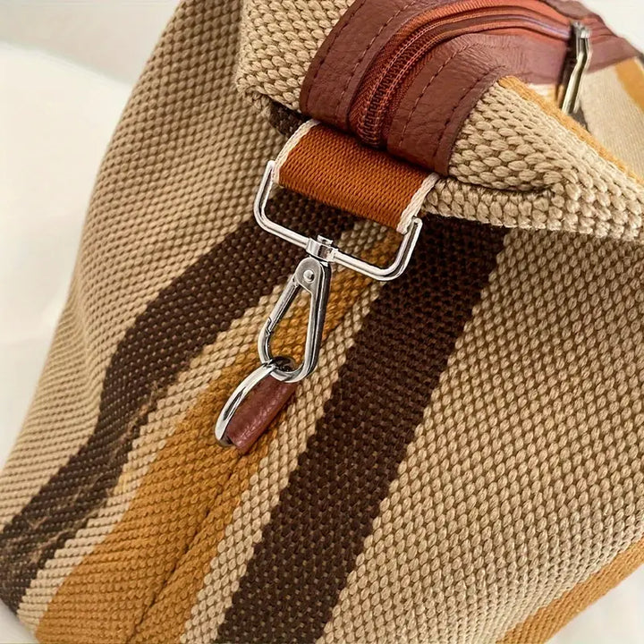 Abigail™ - Vintage Striped Duffel Bag