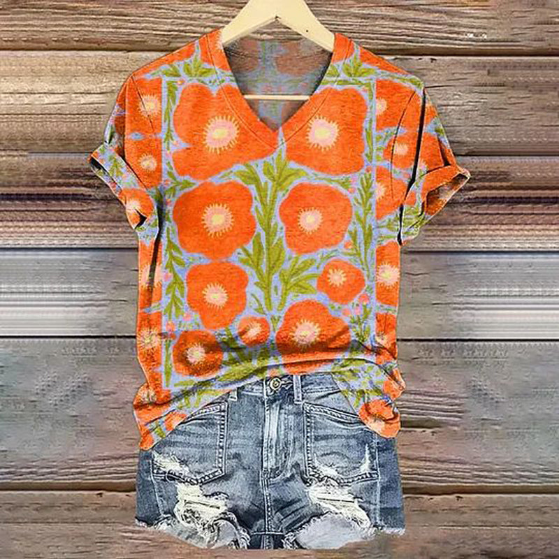 Floral Print T-Shirt