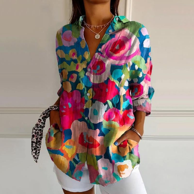 Colorful Vintage Blouse