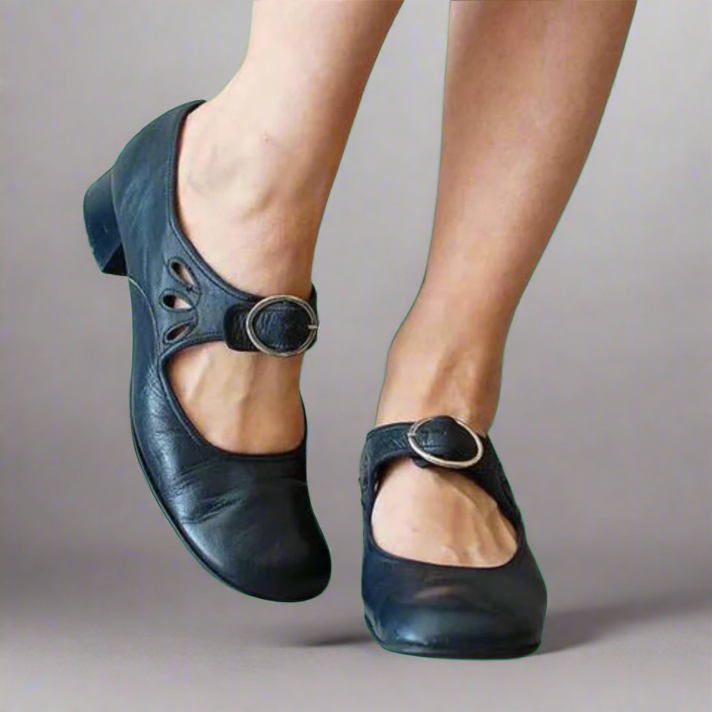 Denisa | Orthopedic leather sandals with comfortable wedge sole