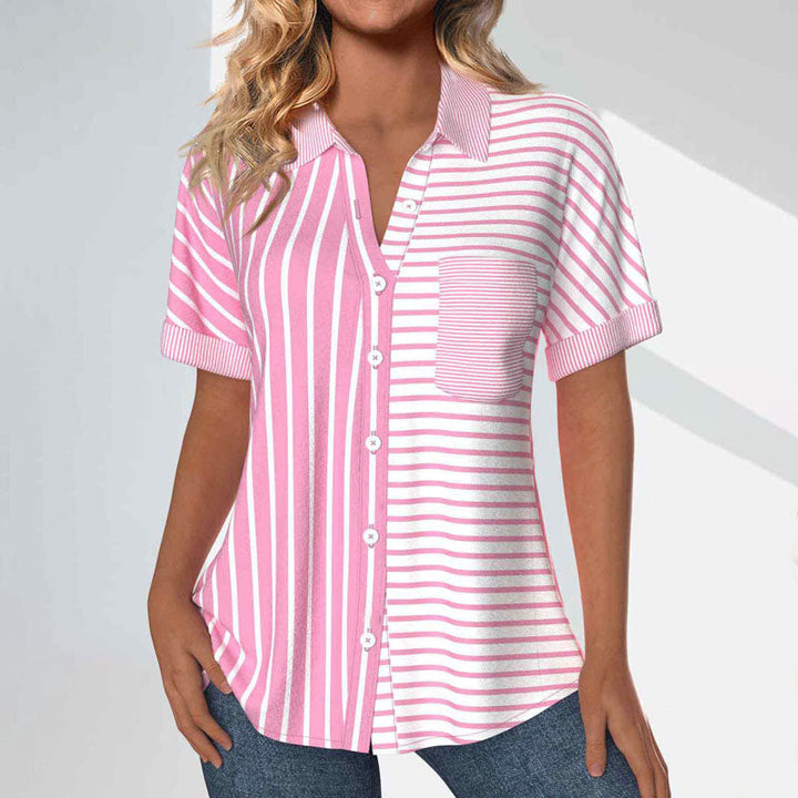 Striped Casual Blouse