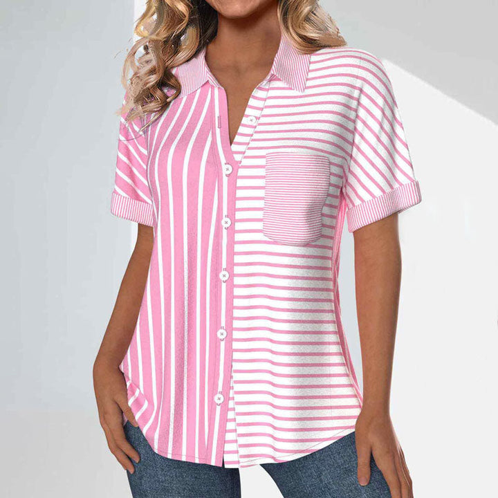 Striped Casual Blouse