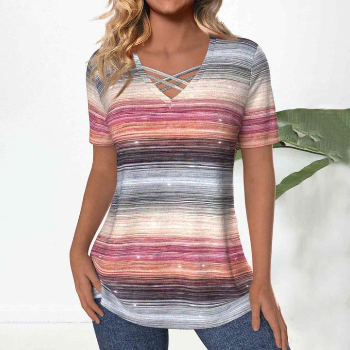 Casual Gradient Blouse