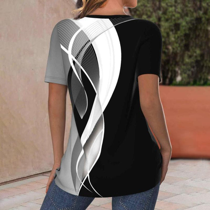 Casual Gradient Blouse